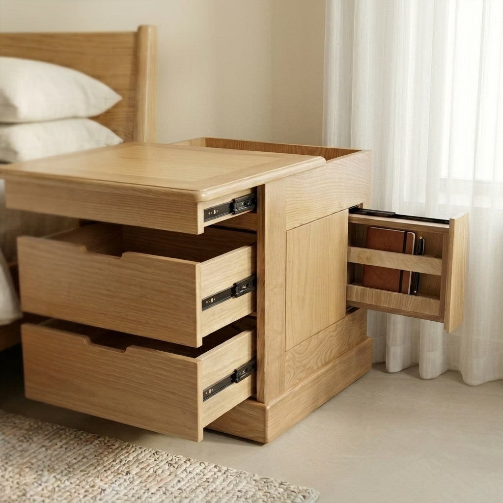 Hidden Compartment Side Table