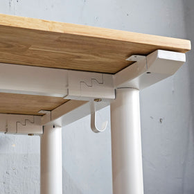 Dual Workstation Desk with Hidden Storage