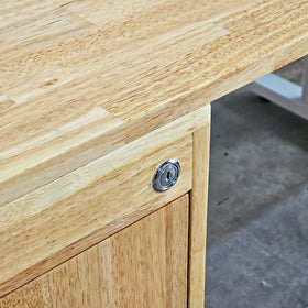 Dual Workstation Desk with Hidden Storage