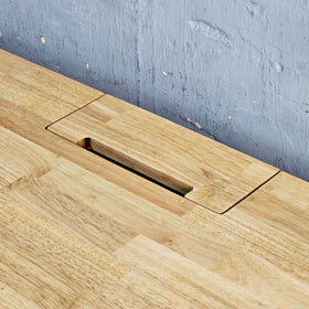 Dual Workstation Desk with Hidden Storage